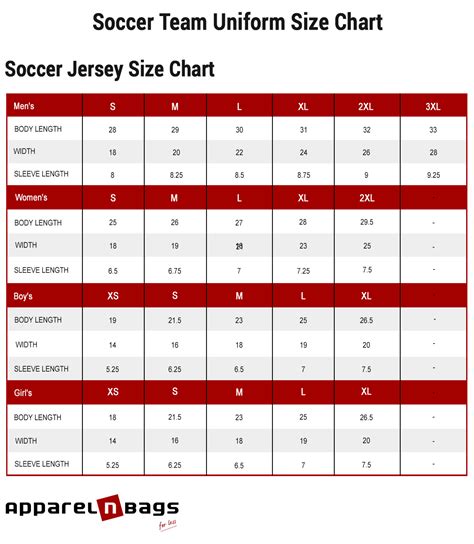 nike replica soccer jersey size chart|dimensions for soccer jersey number.